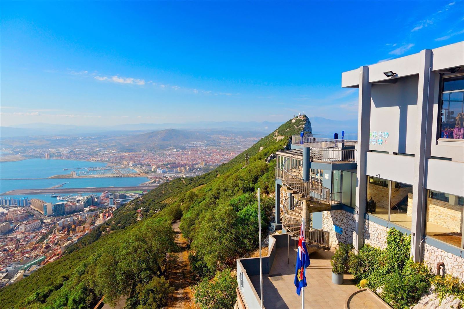 Blick vom Felsen von Gibraltar